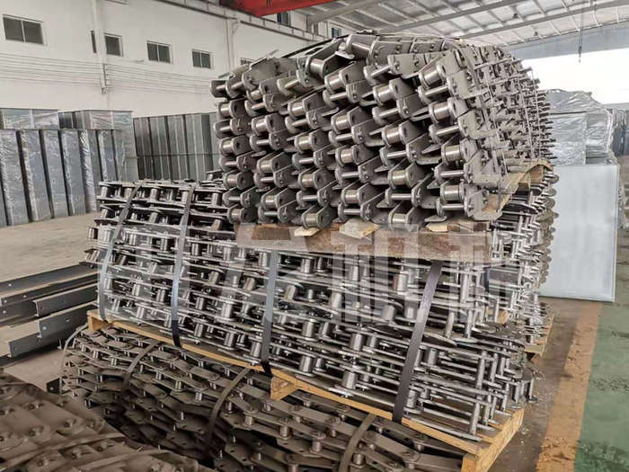 各種型號(hào)斗式提升機(jī)的板鏈展示圖